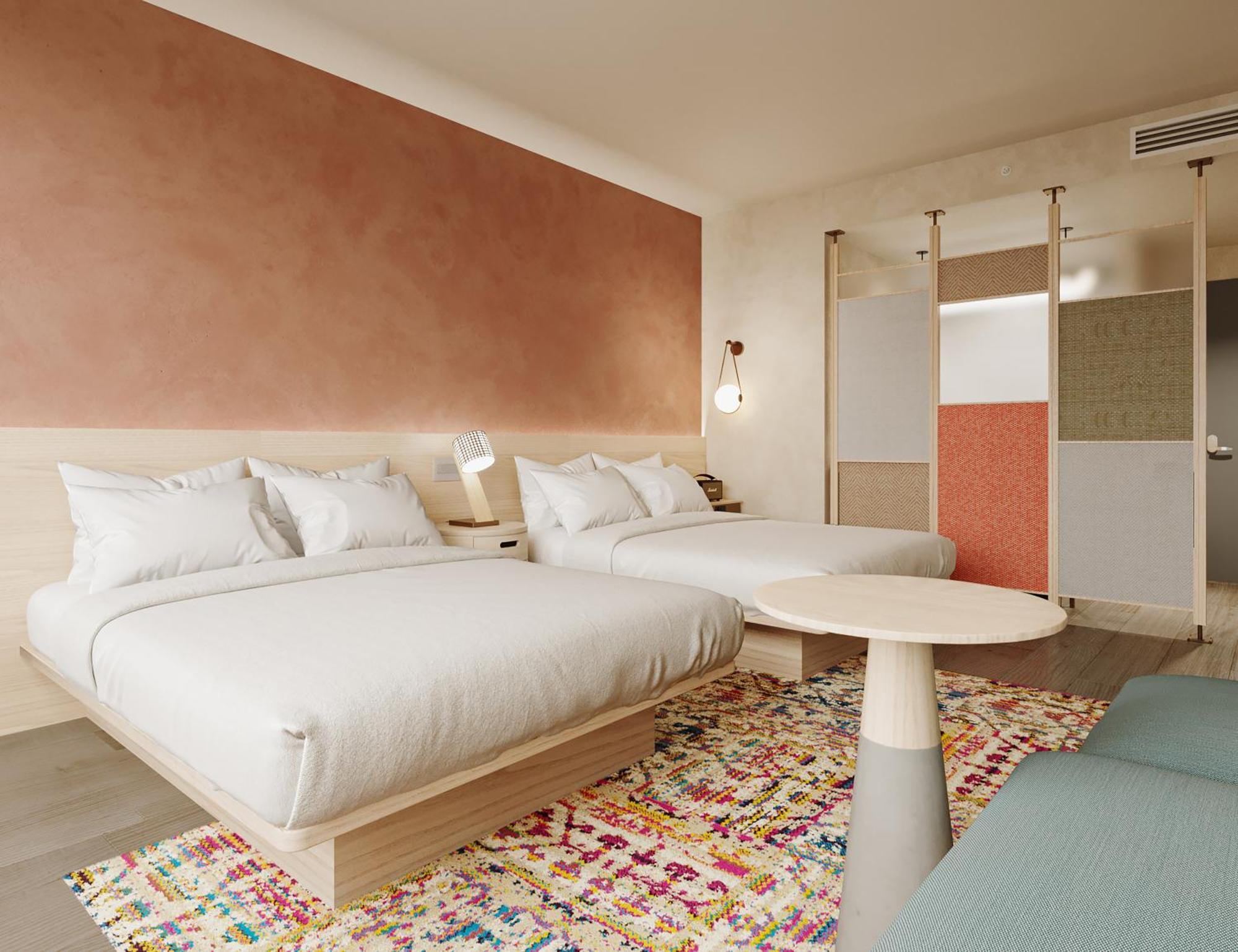 Aloft Playa Del Carmen Hotel Luaran gambar A room at the Hotel Valencia