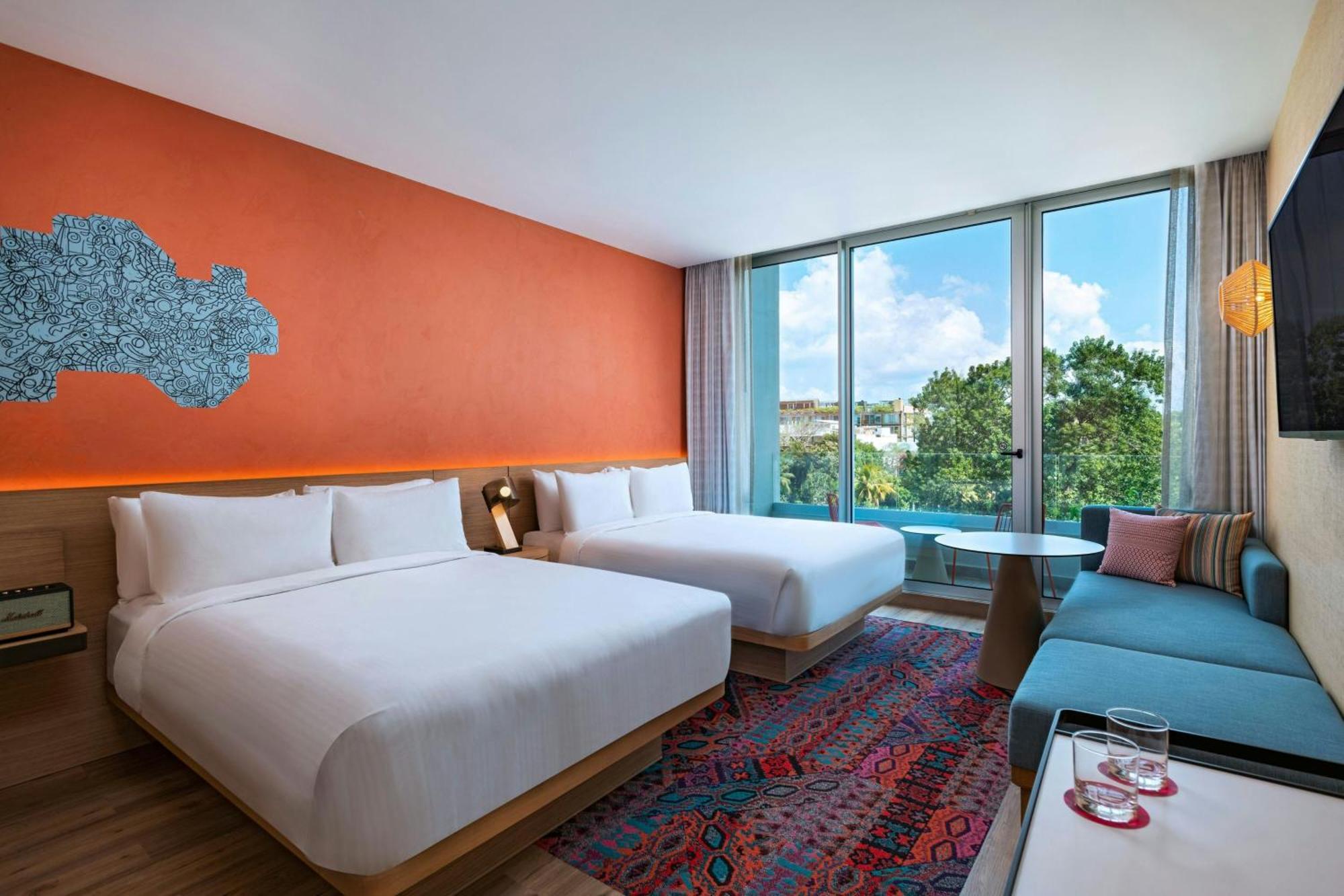 Aloft Playa Del Carmen Hotel Luaran gambar Deluxe Room