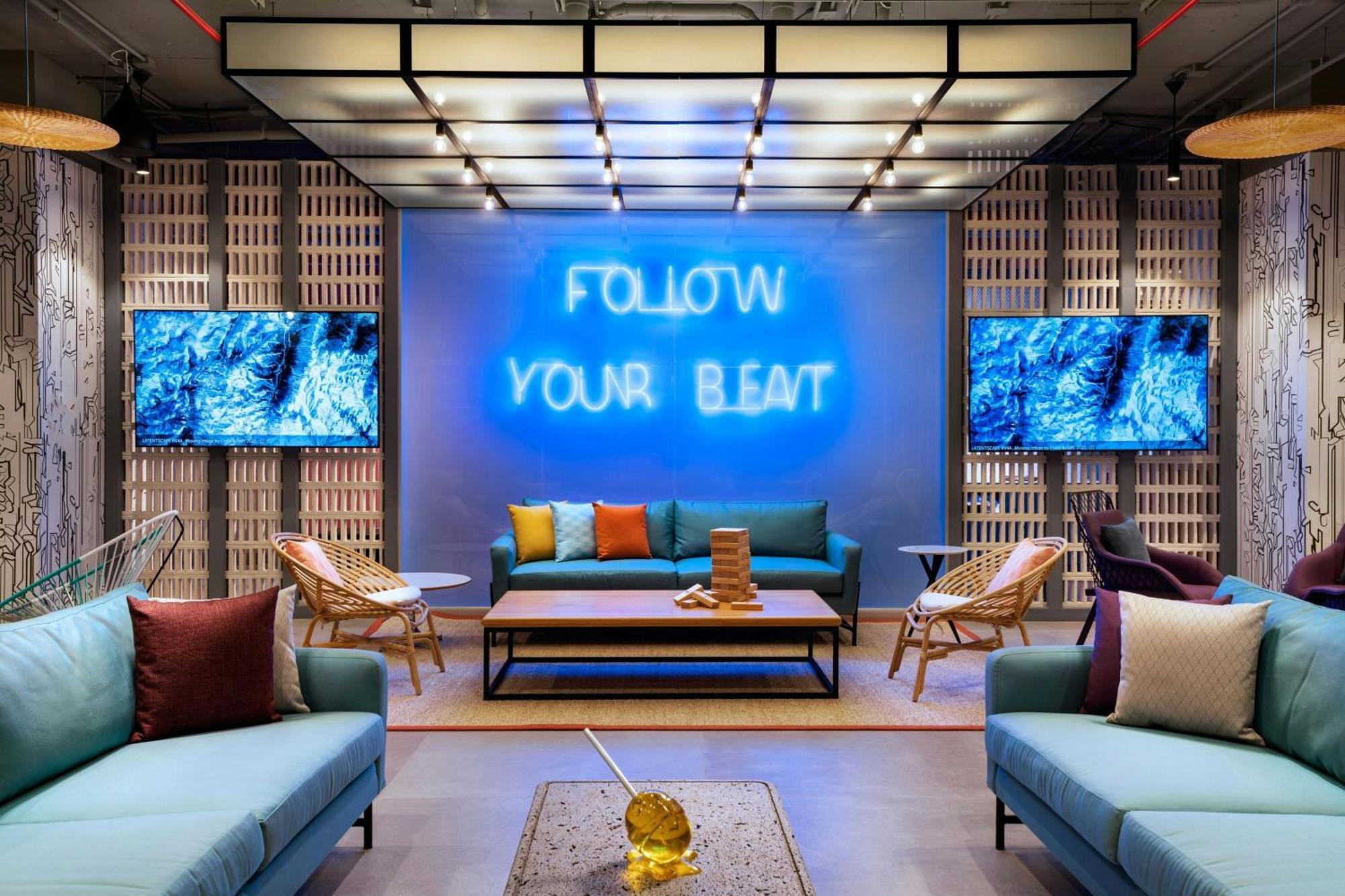 Aloft Playa Del Carmen Hotel Luaran gambar The lobby of the hotel